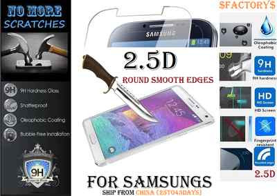 2.5D 9H Tempered Glass For Samsung Galaxy ALL Model S23 S22 S10 screen protector