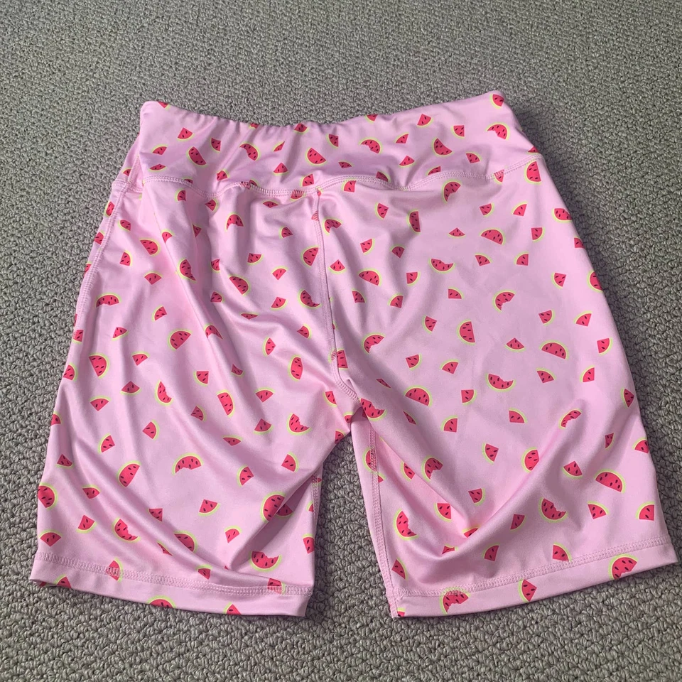 Pantalones Cortos Cabana By Crown & Ivy Mujer 1X Rosa Estampado Sandía Pull On Informales Foto 4 de 4
