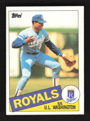 1985 Topps U.L. Washington #431 Kansas City Royals | eBay