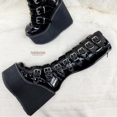 靴 PAMEOPOSE SAMBA BOOTS PATENT PAMEOPOSE SAMBA BOOTS PATENT