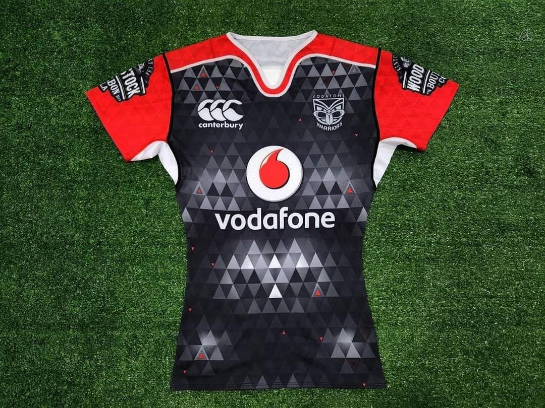 カンタベリー製 NRL New Zealand Warriors ジャージ Mサイズ