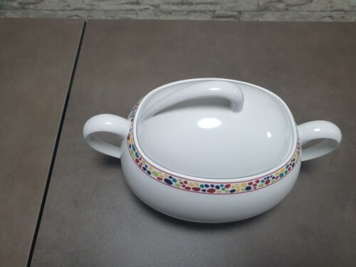 Friesland Germany Porzellan Ess Geschirr Set ✨️ 18 Teilig ✨️ weiß mit Muster - Bild 12 von 12