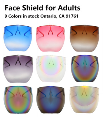 Fashion Face Shield; Visor Sunglasses; Full Face Protection; UV400  