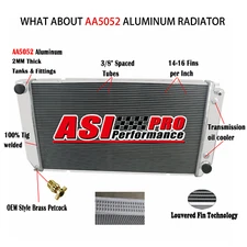 3 Row Radiator For 1994-00 Chevy Blazer GMC C/K 1500 2500 3500 6.5L V8 Diesel AT