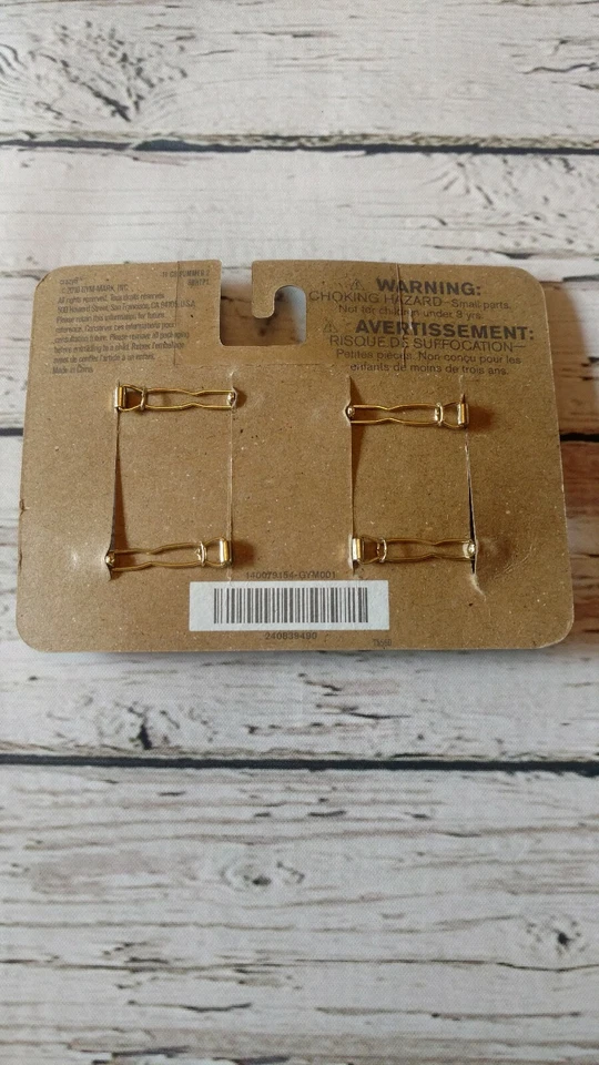 Juego de pasadores Crazy 8 piedras preciosas rojas y transparentes de colección 2011 vacaciones invierno nuevo con etiquetas Foto 2 de 2