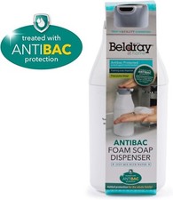 Beldray Foam Soap Refillable Dispenser Antibac Pump Press Touch Bathroom Kitchen