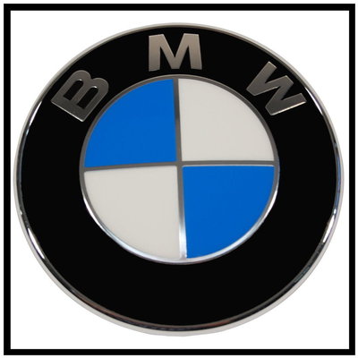 ORIGINAL BMW Emblem Logo Motorhaube 51148132375 3er E46 E90 E91 