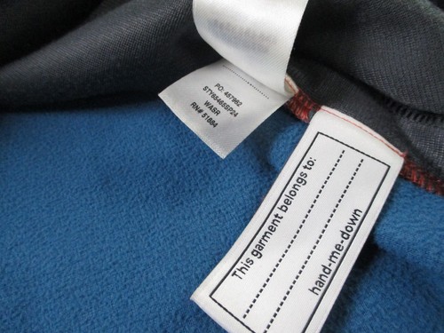 Patagonia Jacket Boys S 7 8 Blue Red Fleece Sweater Outdoors Pullover Hiking - Picture 8 of 14