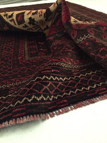 HANDMADE RUG 100% WOOL STUNNING - FREE DELIVERY - Picture 11 of 12