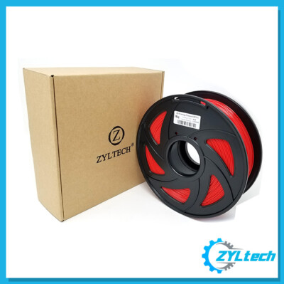 ZYLtech Red PETG 3D Printer Filament 1.75mm 1 kg 2.2 lbs