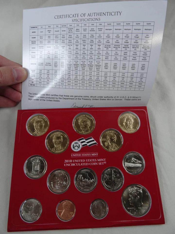 2010 P & D US Mint Set Uncirculated 28 Coins OGP - Image 2 of 4