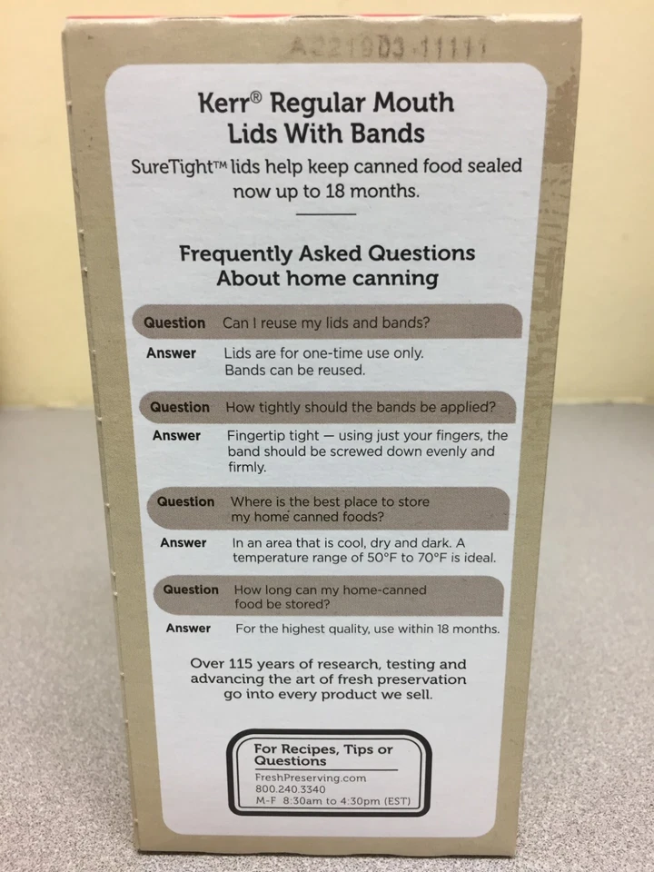 Kerr 2139297 Regular Mouth Canning Lids and Bands - Image 3 of 4