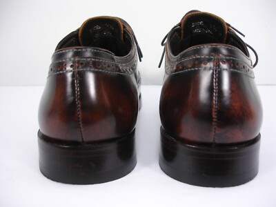 DONALD J. PLINER ZINDEL LEATHER CAP TOE BROGUE WINGTIP OXFORD SHOES MEN\'S 9.5 M DONALD J. PLINER ZINDEL LEATHER CAP TOE BROGUE WINGTIP  main image 4
