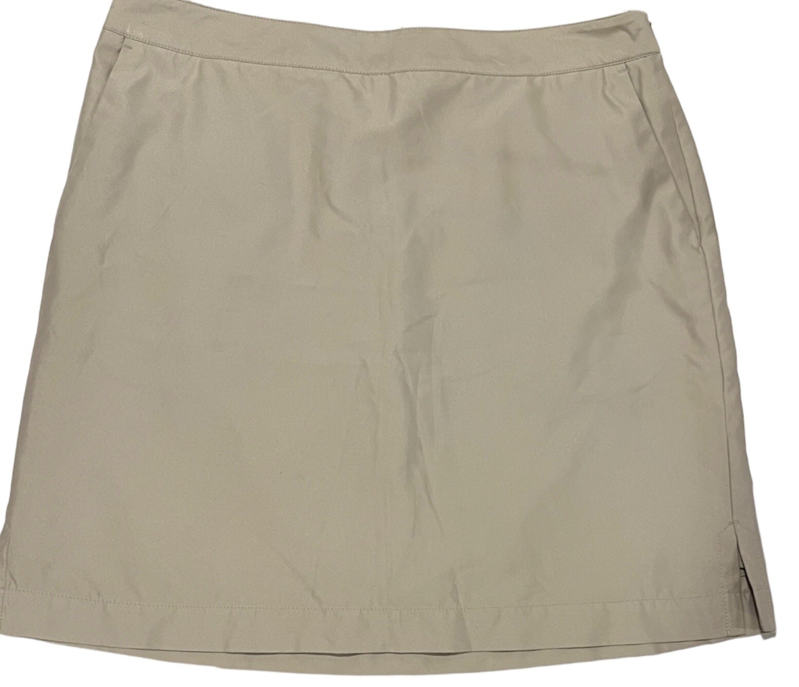 Liz Claiborne Lizwear Skort Skirt/Shorts Tennis Golf Beige Sz 10 Pockets  stretch | eBay