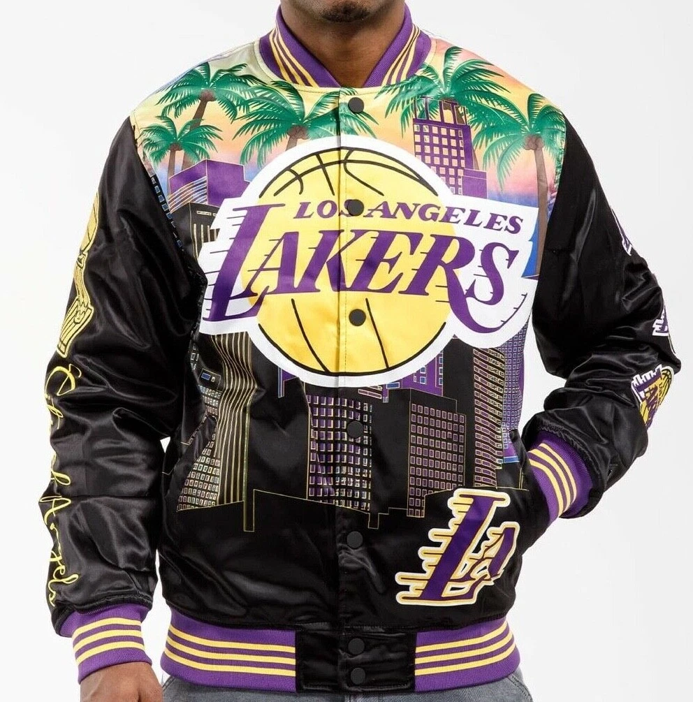 Black Pyramid Los Angeles Lakers Jacket