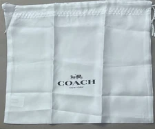 Coach Medium Drawstring Storage Dust Bag Cover New 22” X 18”