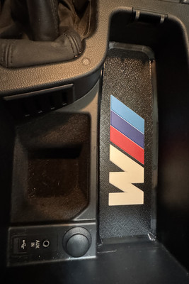 BMW M Logo -- Center Armrest Tray For 3-Series E90 E91 E92 E93 51167118064