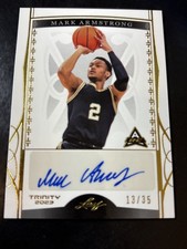 2022-23 Leaf Trinity Gold #13/35 Mark Armstrong RARE!!