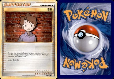 Bill Normal 89/123 2010 Supporter LP HeartGold SoulSilver Uncommon