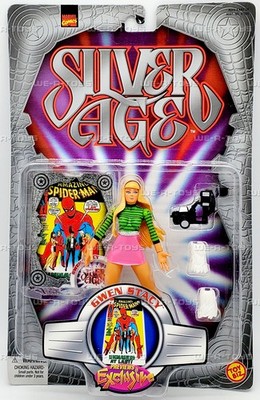 Marvel Silver Ages Gwen Stacy Action Figure 1999 Toy Biz 47769 | eBay