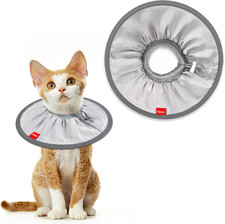 Agape Soft Cat Cone, Lightweight Recovery Collar for Cats to Stop Licking and Sc