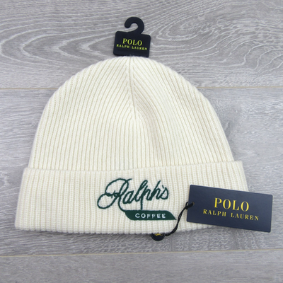 RALPH Ralph Lauren 100%Wool Cream Hat Polo Ralph Lauren wool hat in cream | ASOS main image 4