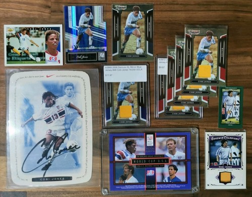 12x Cobi Jones Cards [Inc. Autograph & Jersey Patches] [UCLA, Team USA, Galaxy]