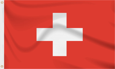 Schweiz Schweizer Flagge 5x3 ft (150x90cm) groß Fußball schneller Versand