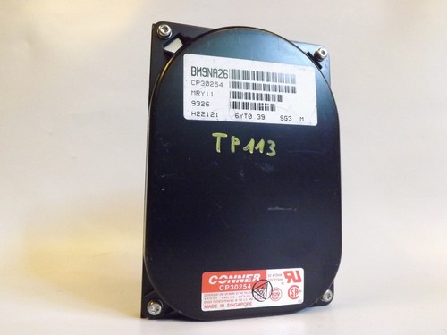 FESTPLATTE CONNER CP30254 252MB 4542U/min 64KB CACHE PATA ATA IDE 3.5" Zoll HDD - Afbeelding 2 van 4