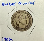 1902 Barber Quarter – Worn with Character