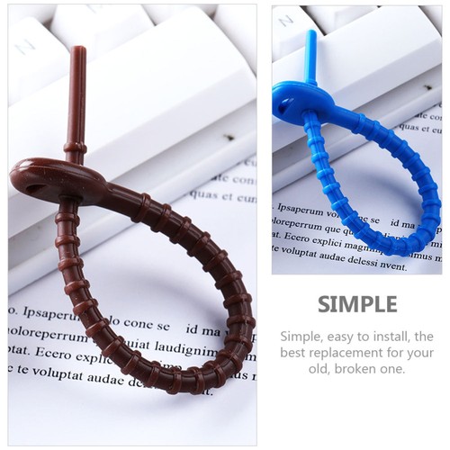 12 Pcs Silicone Tie Travel Cord Ties for Charging Cables Reusable - Afbeelding 6 van 12