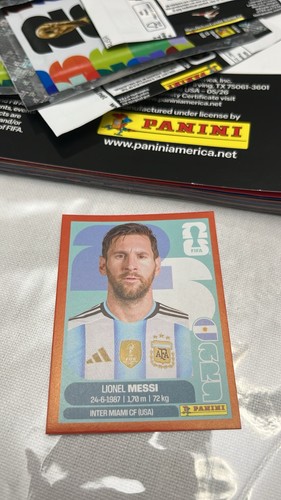 Red Messi 2026 Fifa World Cup (RARE) Limited Edition Card