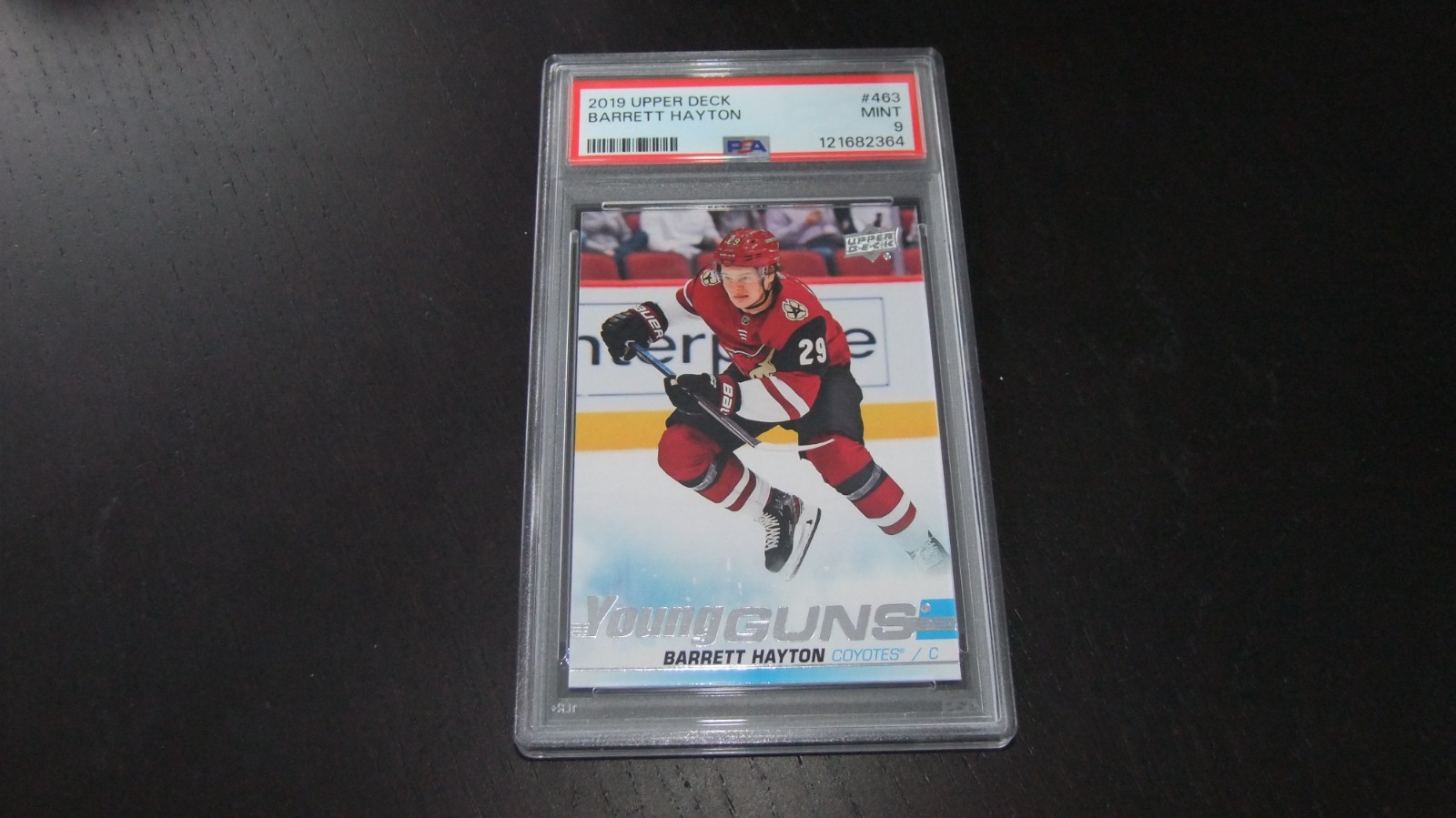 2019-20 UPPER DECK BARRETT HAYTON YOUNG GUNS ROOKIE RC #463 PSA 9