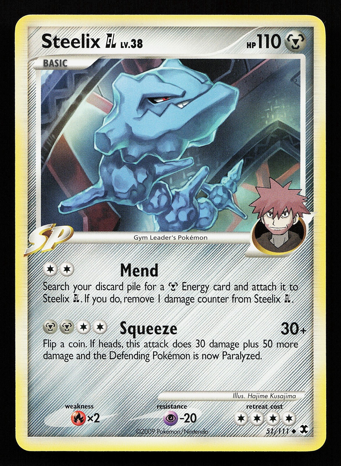 Steelix GL 51/111 Uncommon Rising Rivals Pokémon Card