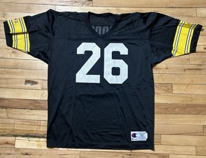 Vintage Rod Woodson #26 Pittsburgh Steelers Champion NFL Jersey Size 52