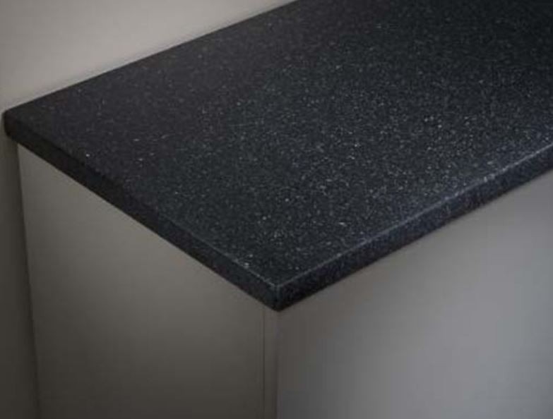 TF2W6ASL- Tavistock - Solid Surface Worktop Slim Depth 680mm - Starlight