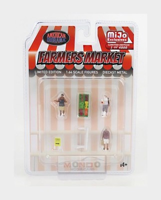 1:64 American Diorama Figuren Set Farmers Market verschiedene AMDI76501MJ Modell
