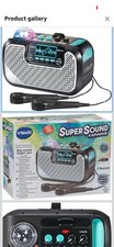 VTech Super Sound Karaoke Bluetooth System w/ Microphones, Party Lights