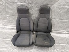 1990-1997 Mazda Mx-5 Miata Oem Black Cloth Seat Pair 90-97 90na5086
