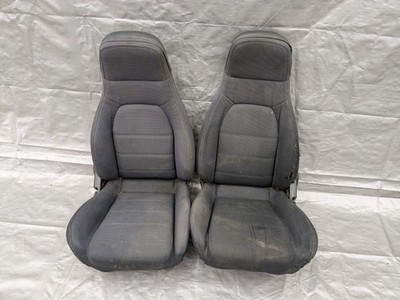 1990-1997 Mazda Mx-5 Miata OEM Black Cloth Seat Pair  90-97 90NA5086