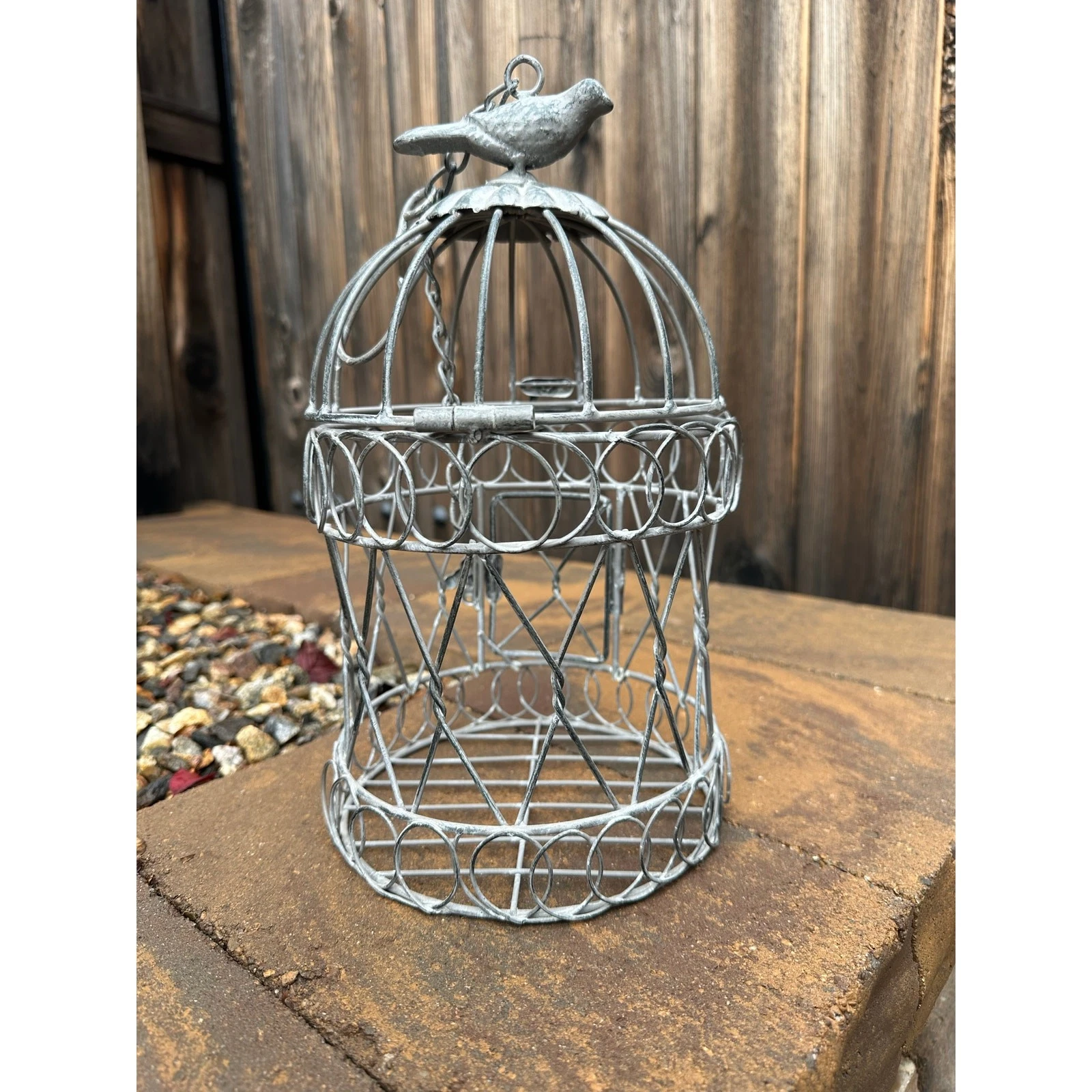 Birdcage Vintage Style Rustic Farmhouse Metal