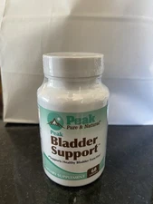 Peak Pure and Natural Bladder Support Supplement 60 Softgels New Sealed Exp10/27