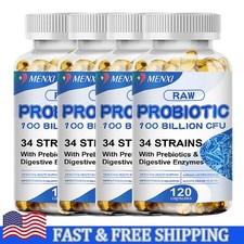 480 Capsules Probiotics Digestive Enzymes 100 Billion CFU Potency Immune Health