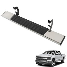 for Silverado Sierra 1500 2500HD 3500HD 2007 2018 6 Inches Black Running Boards
