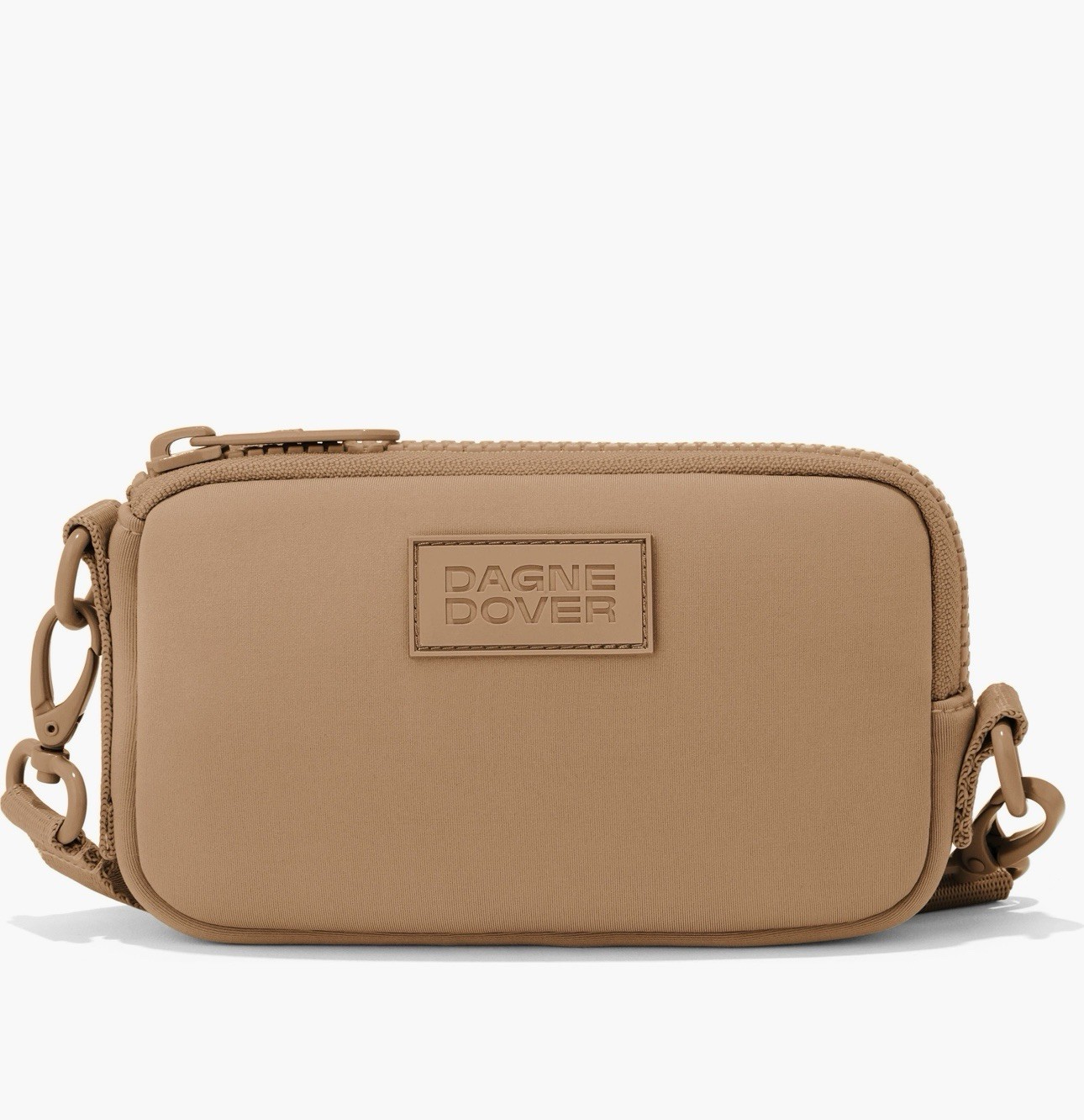 Dagne Dover Mara Neoprene Phone Sling Crossbody Bag - Camel