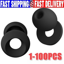 Reusable Silicone Ear Plugs Noise Cancelling Earplugs Protector Study Sleep Swim