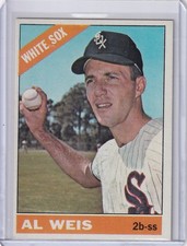 1966 Topps Baseball #66 Al Weis - Chicago White Sox