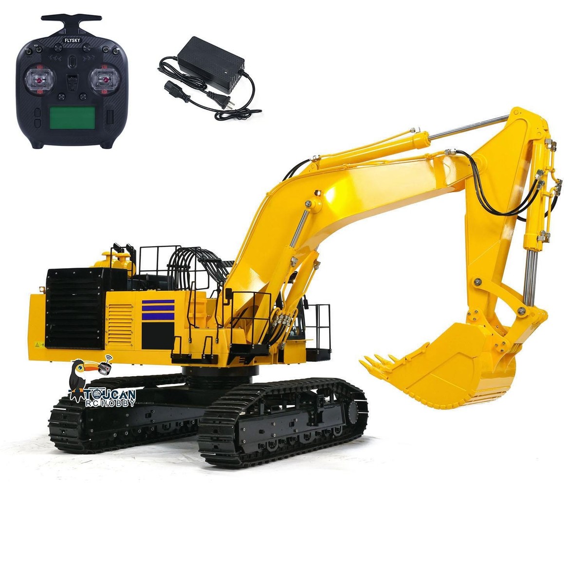 RC Hydraulic Excavator 1/8 Scale PC1250 Metal Heavy Duty