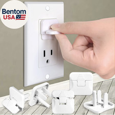 Outlet Covers 38-Pack White Child Proof Electrical Protector Safety Improved Ba