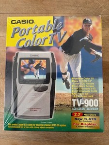 Casio Portable LCD Color TV 2.3” Screen NIB